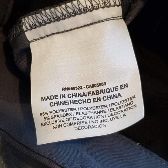 Nike Golf Tour Performance Mens Size 34X32 Dark Gray Tech Pants Flat Front - Picture 7 of 8